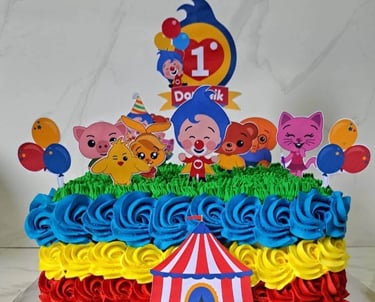 queque de fiesta para niños