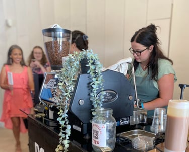 Wedding Coffee Catering and Coffee Cart And Mobile Espresso Bar and Event Barista Dallas Fort Worth