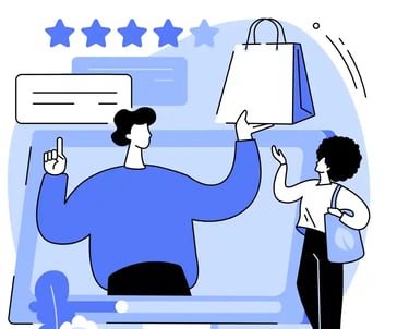 Customer reviews and trust signals for local SEO