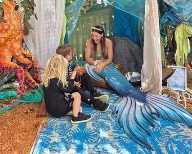 Professional Mermaid at an event