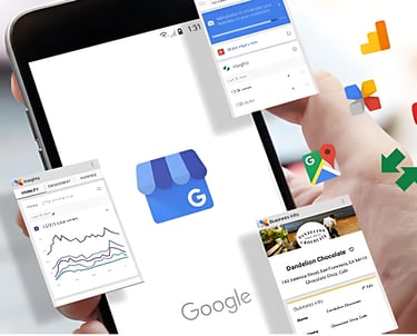 Gestor de Google meu negócio orgânico, tour virtual e seo para sites