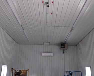 Pole barn electrical and lighting installation