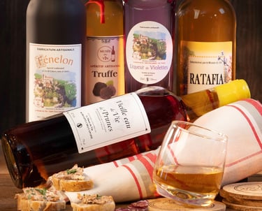 Apéritifs et spécialités régionale, liqueurs gourmande, eaux de vies, armagnac...