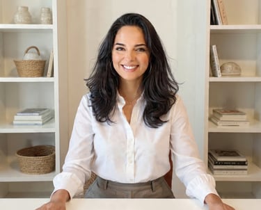 Laura, Founder of Transform Homes & Co — rofessional organizer and luxury decluttering expert.