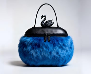 Avant-garde custom handbag by King Fly, showcasing expert custom manufacturing.