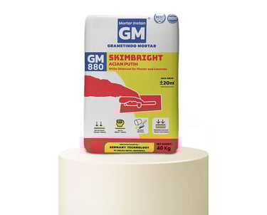 gambar skimbright acian putih dari grametindo mortar
