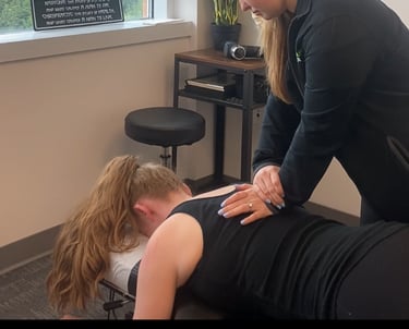 A chiropractic adjustment at the wellness way leesburg