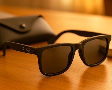 Aurora optics de Prife en mesa de madera