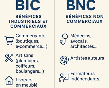 une table avec un ensemble de différents types d'entreprises