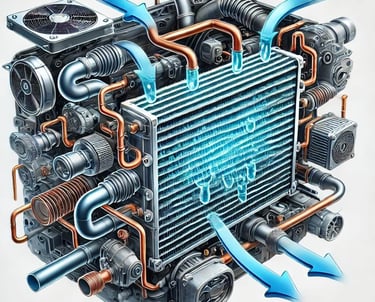 Car AC Evaporator Working