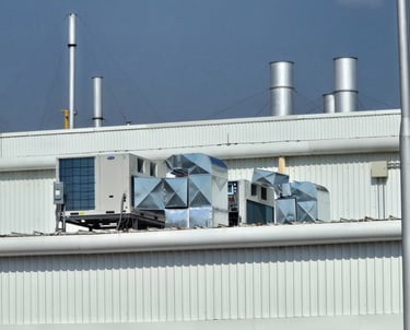 Instalación de aire acondicionado industrial