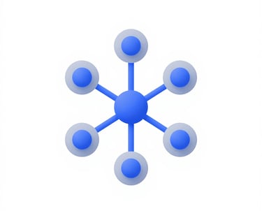 an abstract blue and white background with cubes