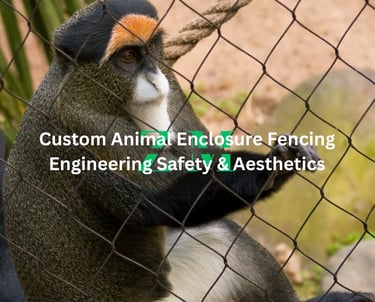 Custom Animal Enclosure Fencing: Engineering Safety & Aesthetics