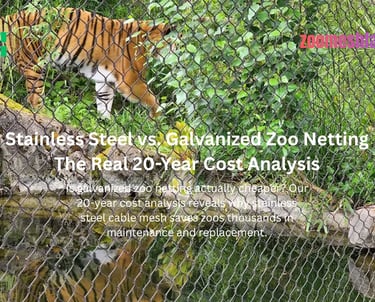 An image showing a tiger behind metal zoo netting