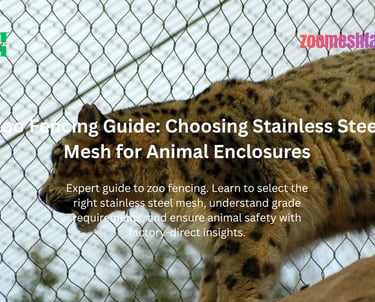 A large leopard in a zoo enclosure safely contained behind nearly invisible, high-quality stainless steel cable mesh.