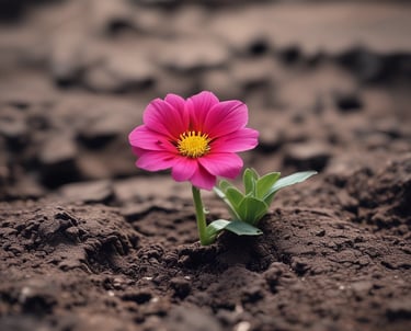 a man riding a skateboard down a street next to tall buildings
