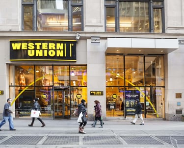 PASSAGE DEVANT WESTERN UNION APRES VERIFICATION SUR NOTRE SITE