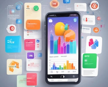 A creative team working on Meta Ads strategy with charts and laptops.