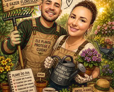 Paisagismo com Wagner e Ellen