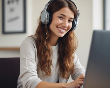 Young students engaged in a computer training class with a teacher using a digital whiteboard.