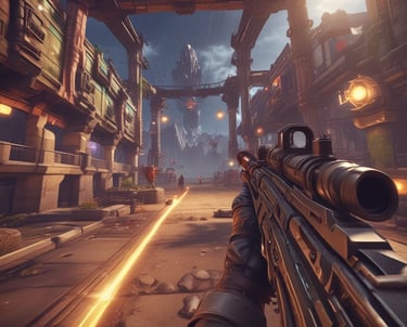 Detailed view of a level design layout showcasing strategic points and player paths.