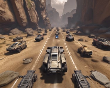 Screenshot of a custom Unreal Tournament capture the flag map with vibrant textures and dynamic lighting.