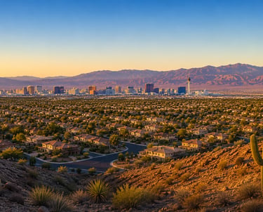 Southern Nevada neighborhoods and communities served by Vegas Snake Fence
