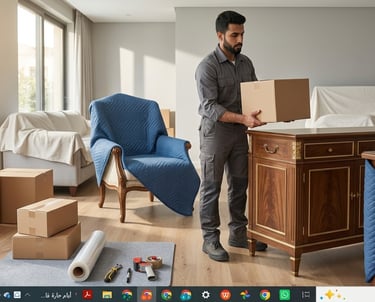 تغليف العفش بافضل مواد التغليف لحماية عفشك