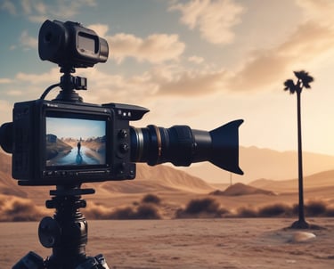 a phone screen with a mountain view of a mountain