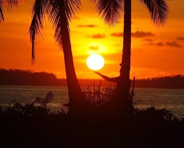 stunning sunset from dylans in simeulue aceh
