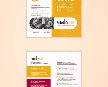 Mise en page dépliant