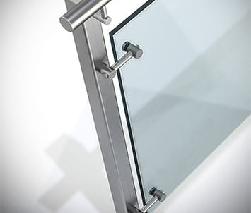 Arox Steel me 304 stainless steel balcony railing, staircase railing, design railing aur matte finis