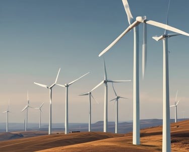 Solar panels installed on a flat commercial rooftop under a clear blue sky.
