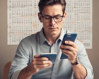 A parent and child happily browsing camp options on a laptop at home.