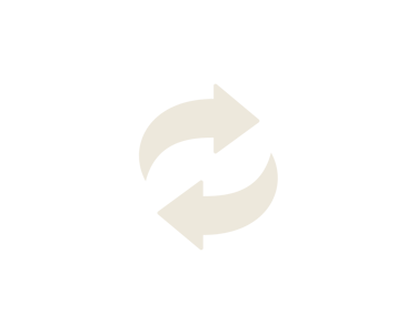 flechas formando ciclo em tom bege claro