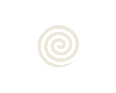 espiral em tom bege claro