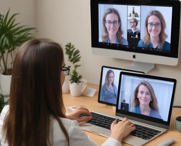 Atendimento Online por chamada de vídeo