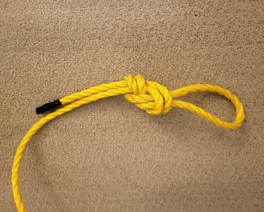 Figure 8 End Loop in yellow poly-line