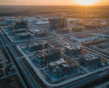 Project leadership team coordinating multi-project construction programme.