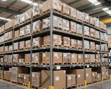 Technician inspecting industrial tools in a construction site.