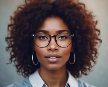 woman smiling wearing denim jacket
