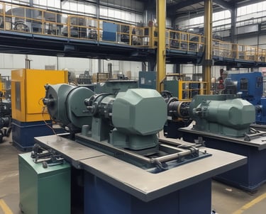 Photo of a busy industrial site in Istanbul with workers coordinating shipments.