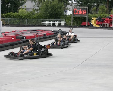 outdoor go kart race