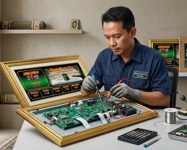 servis jam sholat masjid service jam sholat masjid perbaikan jam sholat masjid