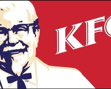 a man with glasses and a tie on a red background
