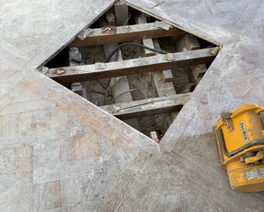 Réparation et restauration pour préserver le caractère d’origine.