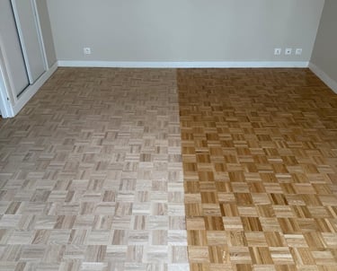 Ponçage et vitrification pour une surface parfaitement lisse