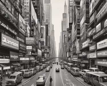 white and black abstract painting