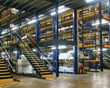 Custom Building-Column-Connected-Mezzanines-Equipement-Industriel-RC-1024x681