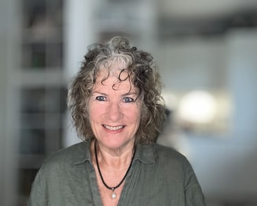 Portrait of German teacher Uschi in a calm indoor setting